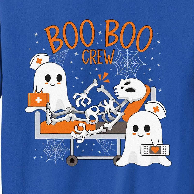 Boo Boo Crew Ghost Doctor Paramedic EMT Nurse Halloween Gift Tall Sweatshirt