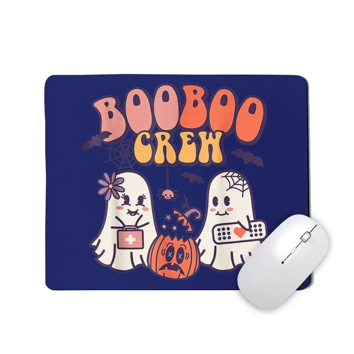 Boo Boo Crew Ghost Doctor Paramedic EMT Nurse Halloween Mousepad