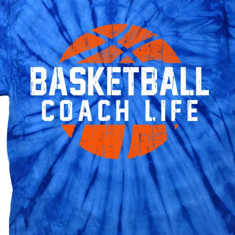 Basketballer Basketball Coaches Cute Gift Basketball Coach Life Funny Gift Tie-Dye T-Shirt