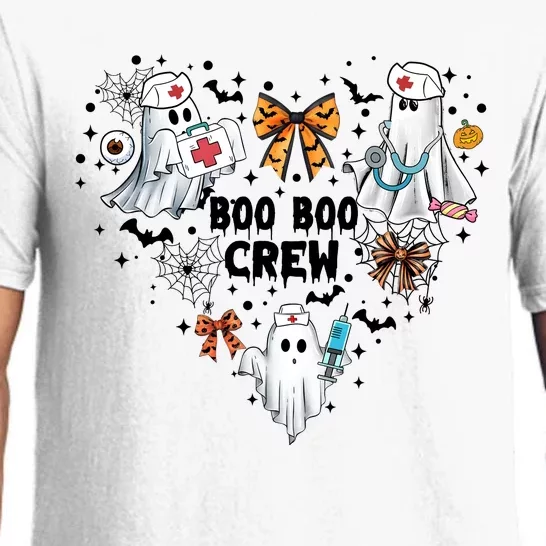 Boo Boo Crew Ghost Nurse Halloween Pajama Set