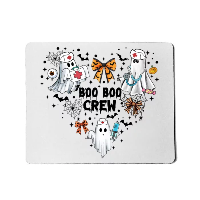 Boo Boo Crew Ghost Nurse Halloween Mousepad