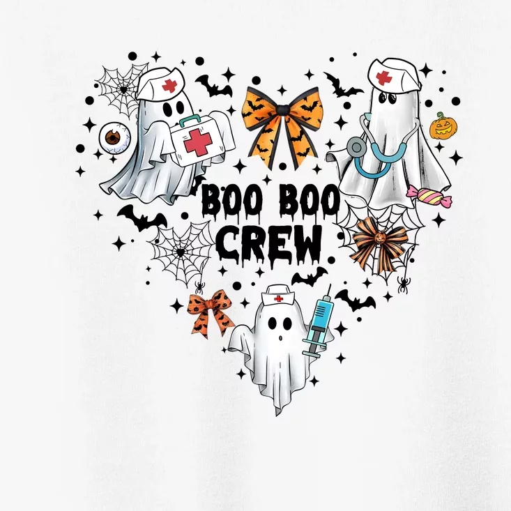 Boo Boo Crew Ghost Nurse Halloween Toddler T-Shirt