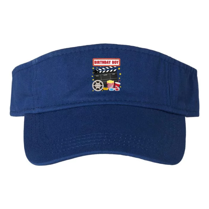 Birthday Boy Crew Movie Night Theme Matching Party Valucap Bio-Washed Visor