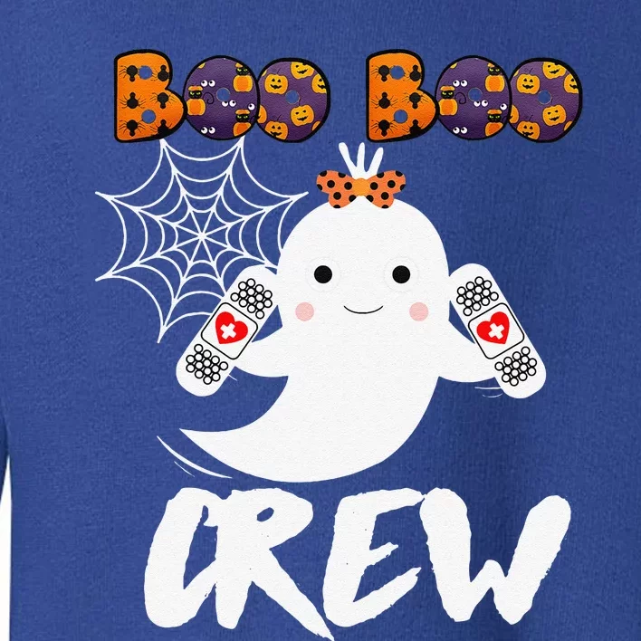 Boo Boo Crew Nurse Funny Halloween Costume Fun Gift Toddler Sweatshirt