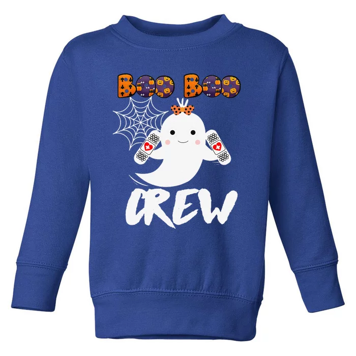 Boo Boo Crew Nurse Funny Halloween Costume Fun Gift Toddler Sweatshirt