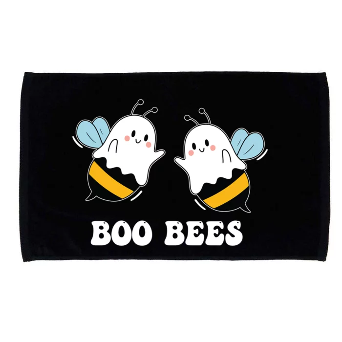 Boo Bees Couples Halloween Costume Funny Meaningful Gift Microfiber Hand Towel