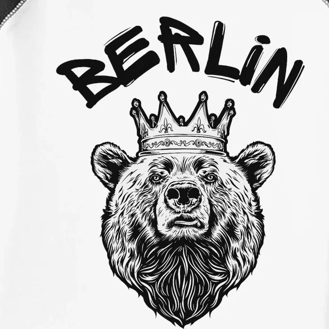 Berliner Bear Crown Berlin Graffiti City Vibes Art Infant Baby Jersey Bodysuit