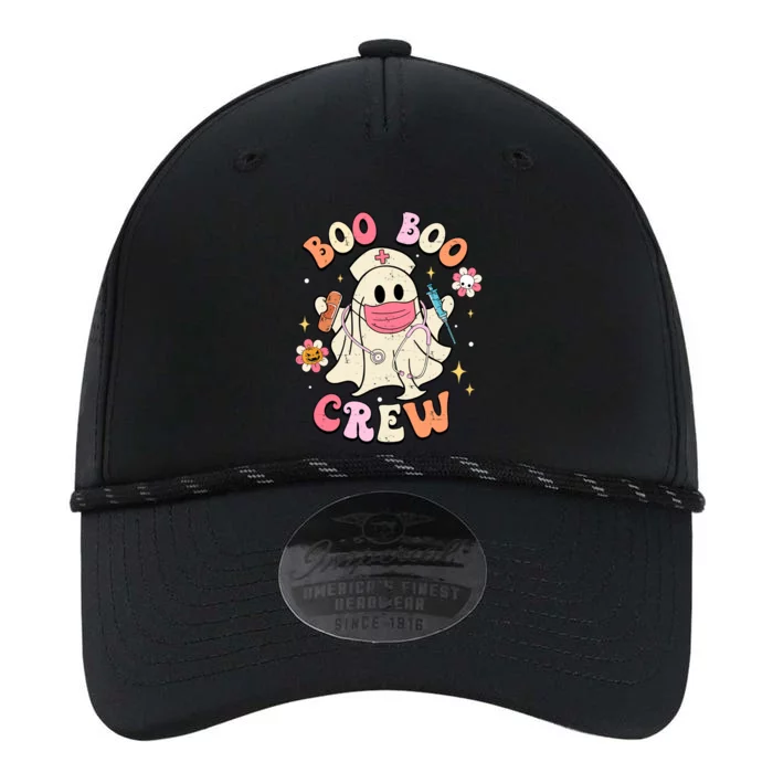 Boo Boo Crew Nurse Gift Funny Ghost Retro Halloween Nurse Gift Performance The Dyno Cap