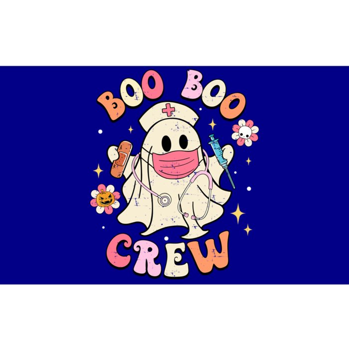 Boo Boo Crew Nurse Gift Funny Ghost Retro Halloween Nurse Gift Bumper Sticker