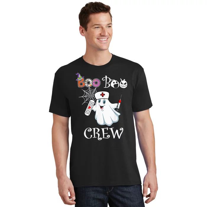 Boo Boo Crew Funny Ghost Paramedic EMT EMS Nurse Halloween T-Shirt