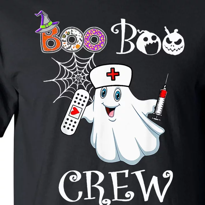 Boo Boo Crew Funny Ghost Paramedic EMT EMS Nurse Halloween Tall T-Shirt