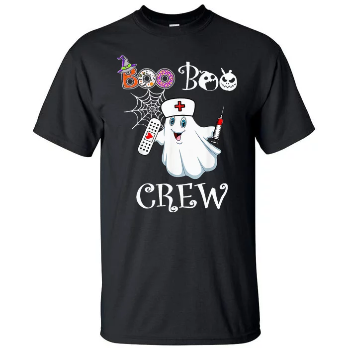 Boo Boo Crew Funny Ghost Paramedic EMT EMS Nurse Halloween Tall T-Shirt