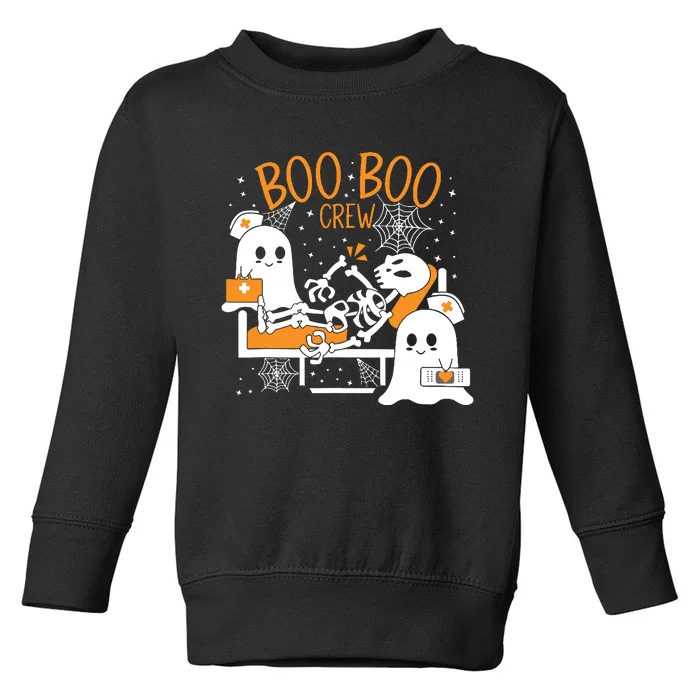 Boo Boo Crew Halloween Nurse Pediatric Nurse Or Nurse Toddler Sweatshirt