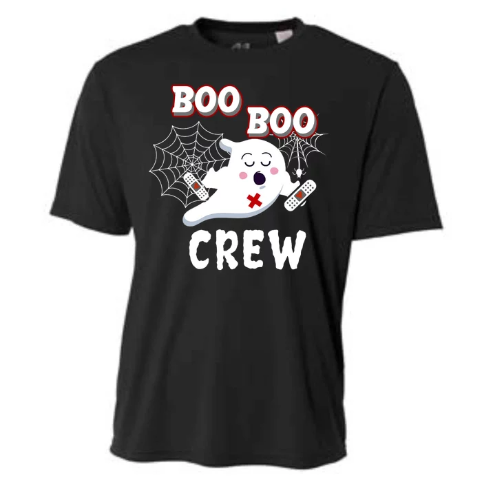 Boo Boo Crew Cute Nurse Ghost Cooling Performance Crew T-Shirt