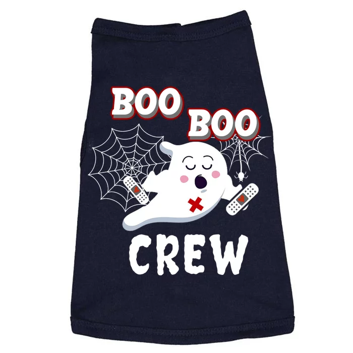 Boo Boo Crew Cute Nurse Ghost Doggie Tank