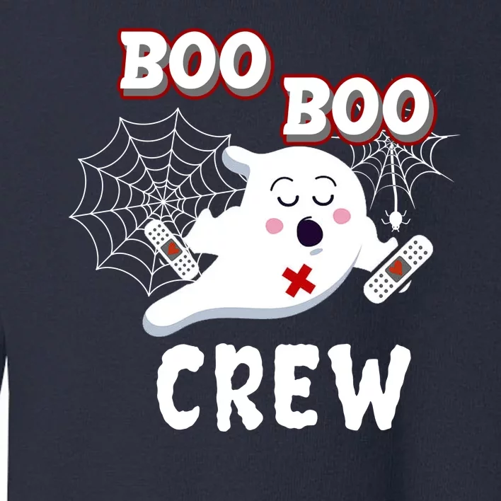 Boo Boo Crew Cute Nurse Ghost Toddler Sweatshirt