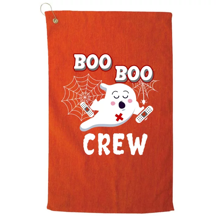 Boo Boo Crew Cute Nurse Ghost Platinum Collection Golf Towel