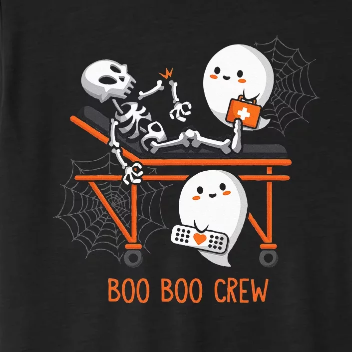 Boo Boo Crew Ghost Doctor Paramedic EMT Nurse Halloween ChromaSoft Performance T-Shirt