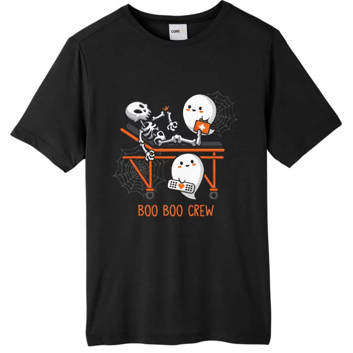 Boo Boo Crew Ghost Doctor Paramedic EMT Nurse Halloween ChromaSoft Performance T-Shirt