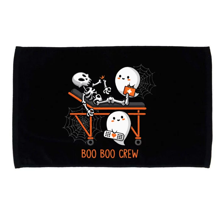 Boo Boo Crew Ghost Doctor Paramedic EMT Nurse Halloween Microfiber Hand Towel