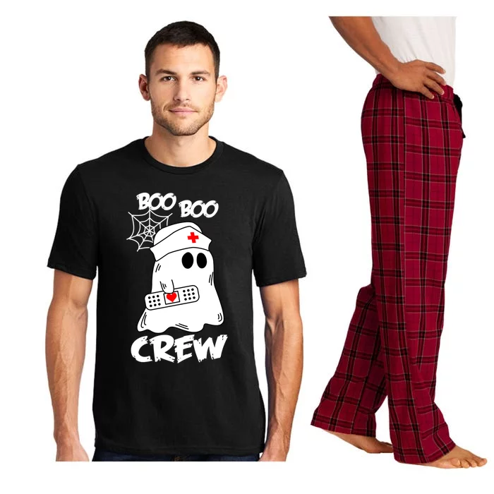 Boo Boo Crew Nurse Gift Funny Ghost Halloween Nurse Cool Gift Pajama Set