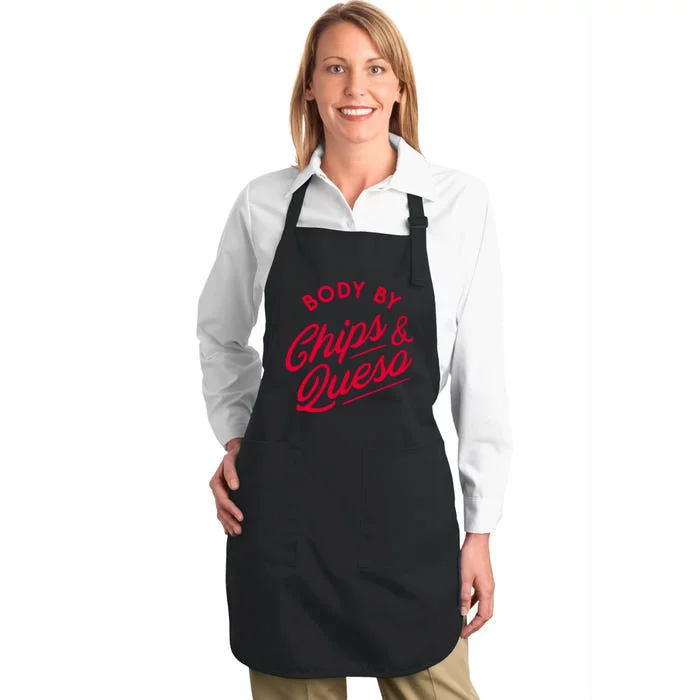 Body By Chips And Queso Full-Length Apron With Pocket