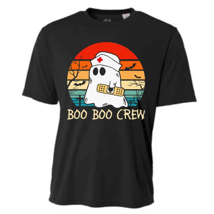 Boo Boo Crew quote Nurse cool Halloween Nurse Costume Cooling Performance Crew T-Shirt