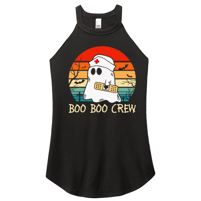 Boo Boo Crew quote Nurse cool Halloween Nurse Costume Women’s Perfect Tri Rocker Tank