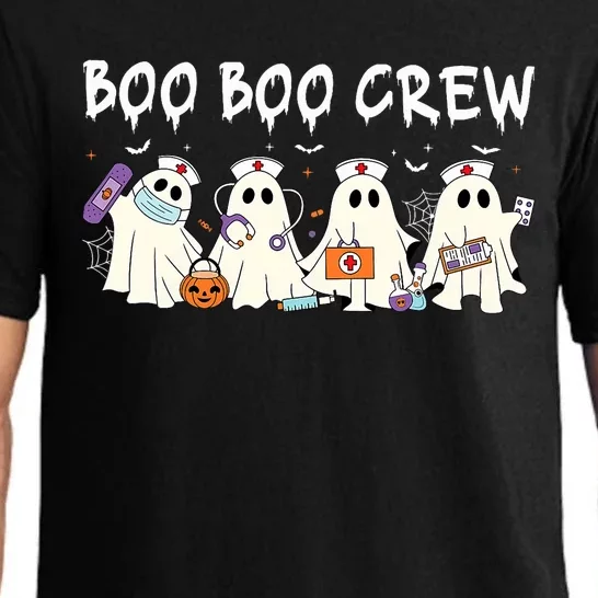 Boo Boo Crew Nurse Funny Halloween Nurse Nursing Pajama Set