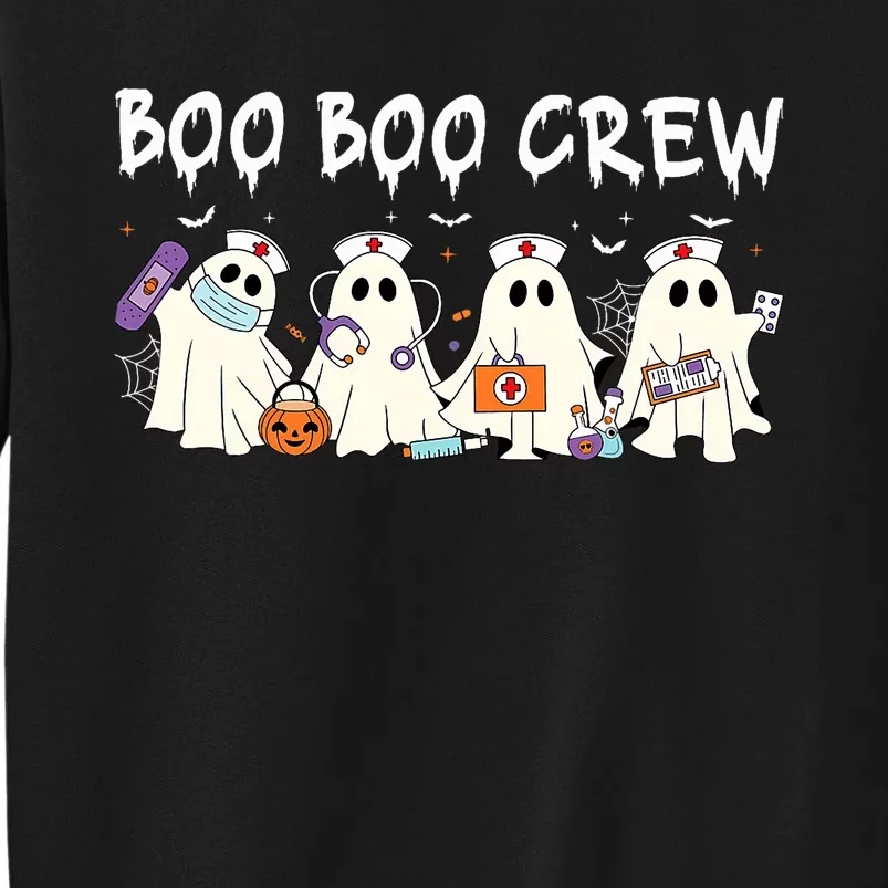 Boo Boo Crew Nurse Funny Halloween Nurse Nursing Tall Sweatshirt