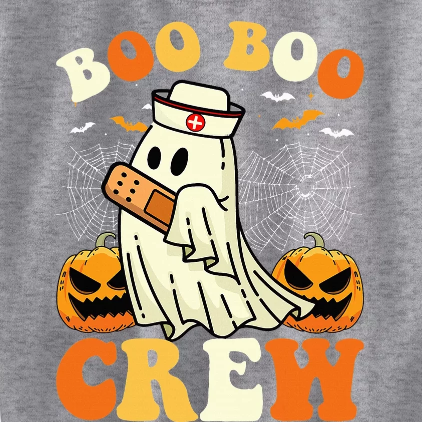 Boo Boo Crew Ghost Halloween Paramedic Nurse RN ER NICU LPN Kids Sweatshirt