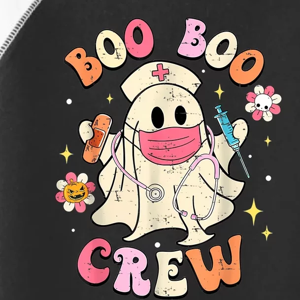 Boo Boo Crew Halloween Ghost Nurse Toddler Fine Jersey T-Shirt