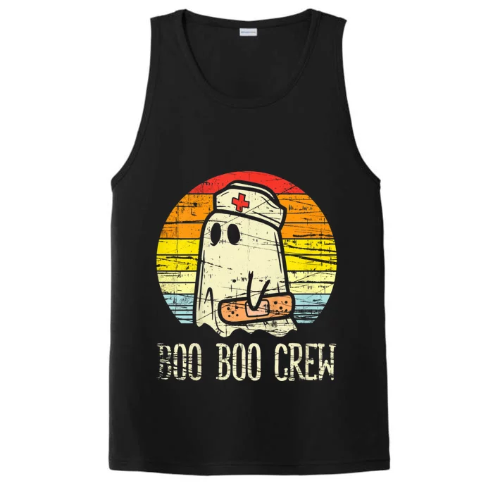 Boo Boo Crew Nurse Halloween Nurses Rn Ghost Performance Tank