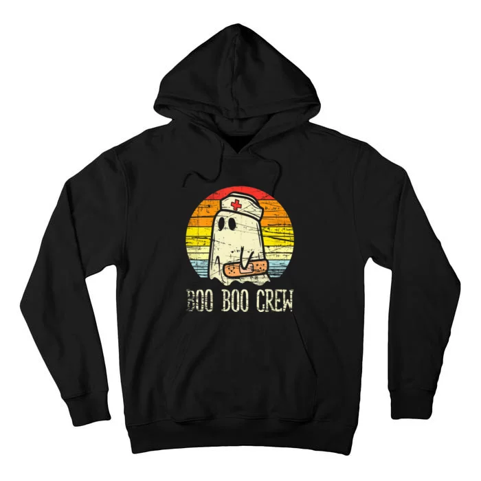 Boo Boo Crew Nurse Halloween Nurses Rn Ghost Tall Hoodie