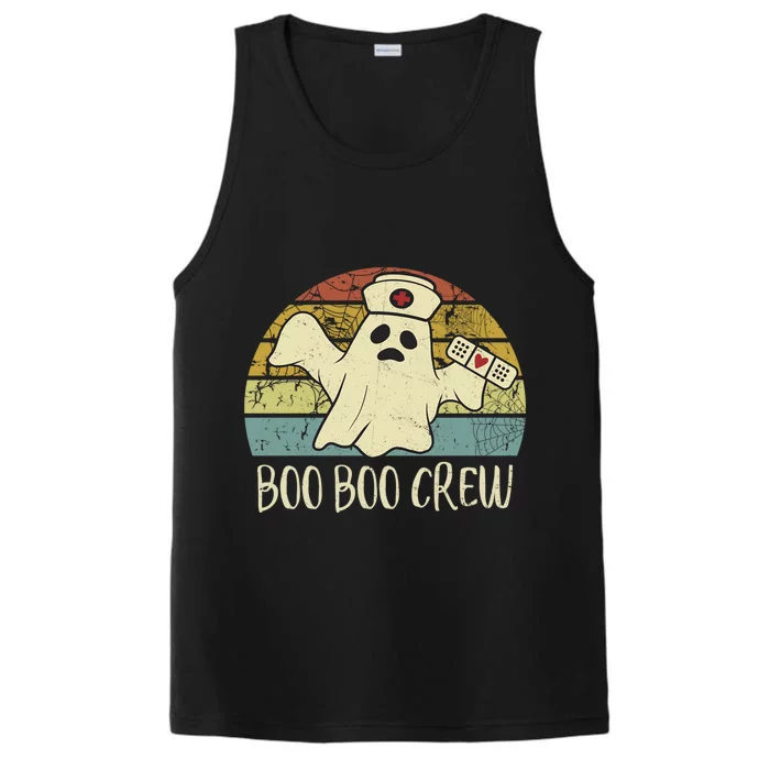 Boo Boo Crew Nurse Cute Gift Funny Ghost Halloween Nurse Gift Performance Tank