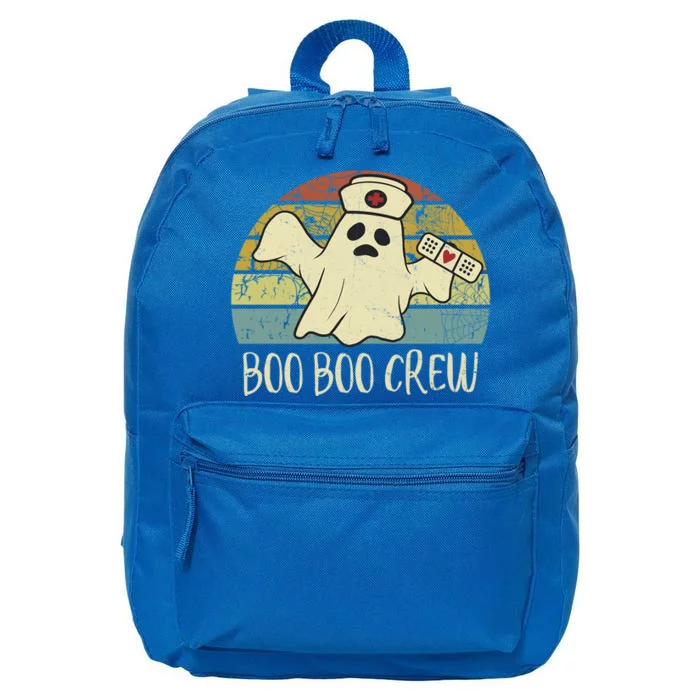 Boo Boo Crew Nurse Cute Gift Funny Ghost Halloween Nurse Gift 16 in Basic Backpack