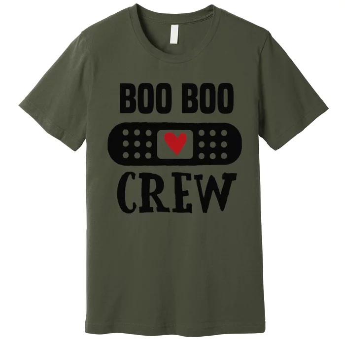 Boo Boo Crew First Aid School Nurse Day Care Teacher Premium T-Shirt