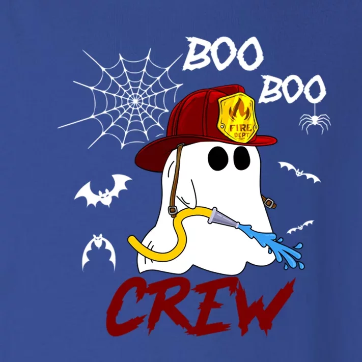 Boo Boo Crew Firefighter Fire Halloween Spooky Season Cool Gift Toddler Long Sleeve Shirt