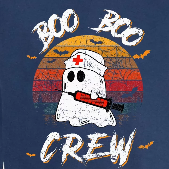 Boo Boo Crew Nurse Halloween Nurse For Garment-Dyed Sweatshirt