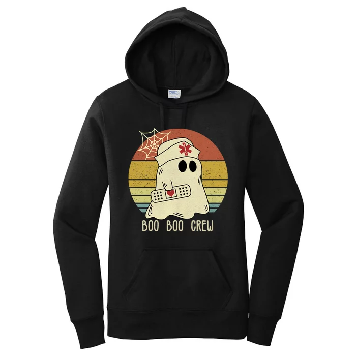 Boo Boo Crew Nurse Happy Halloween Nurse Women's Pullover Hoodie