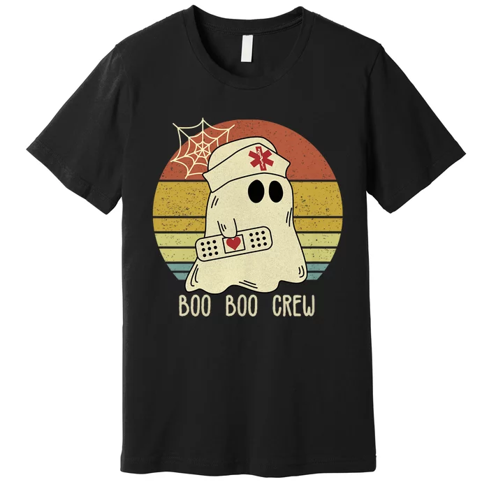 Boo Boo Crew Nurse Happy Halloween Nurse Premium T-Shirt