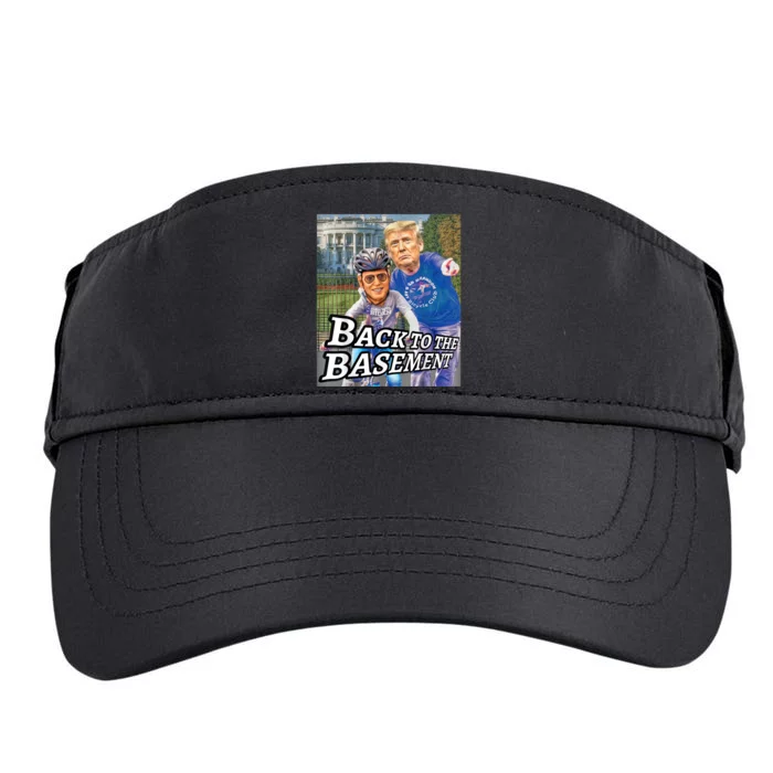 Biden Bicycle Crash Bike Wreck AntiBiden Pro Trump 2024 Adult Drive Performance Visor