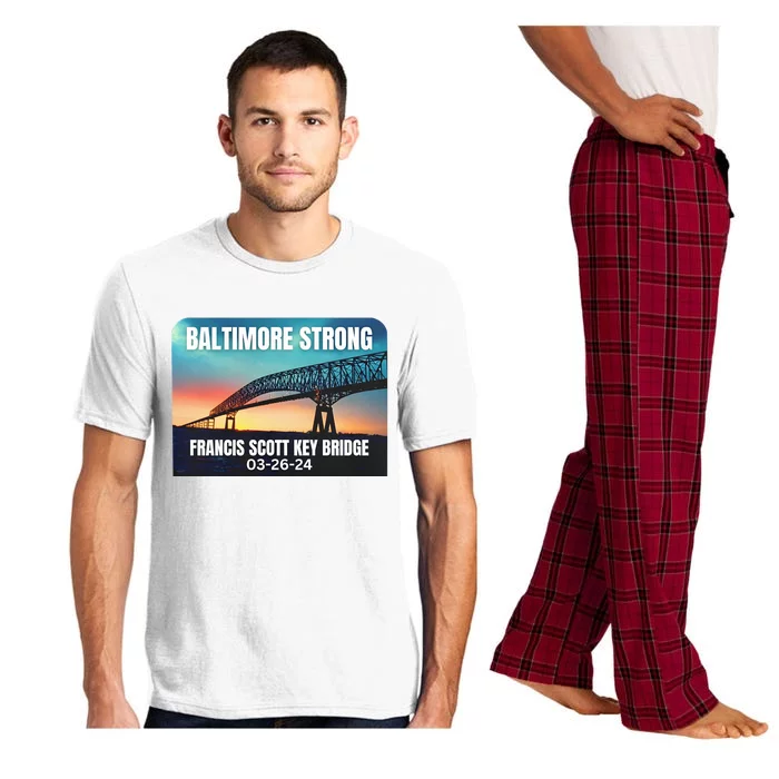 Baltimore Bridge Collapse Baltimore Strong Pajama Set