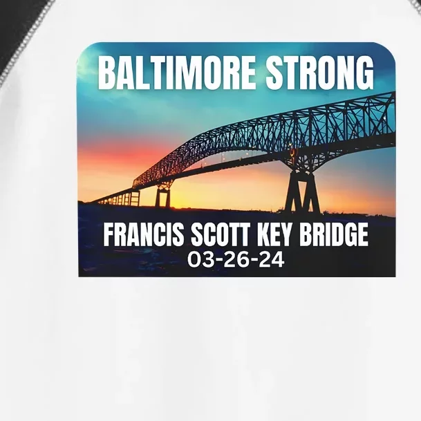 Baltimore Bridge Collapse Baltimore Strong Toddler Fine Jersey T-Shirt