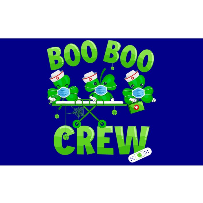 Boo Boo Crew Nurse St Patrick's Day Shamrock Face Mask Nurse Funny Gift Bumper Sticker