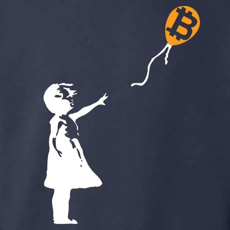 Bitcoin Balloon Cryptocurrency Toddler Hoodie