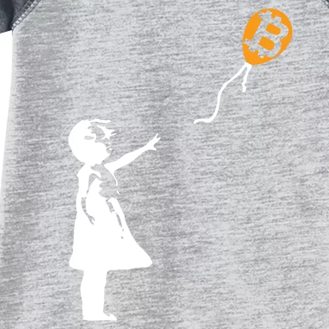 Bitcoin Balloon Cryptocurrency Infant Baby Jersey Bodysuit