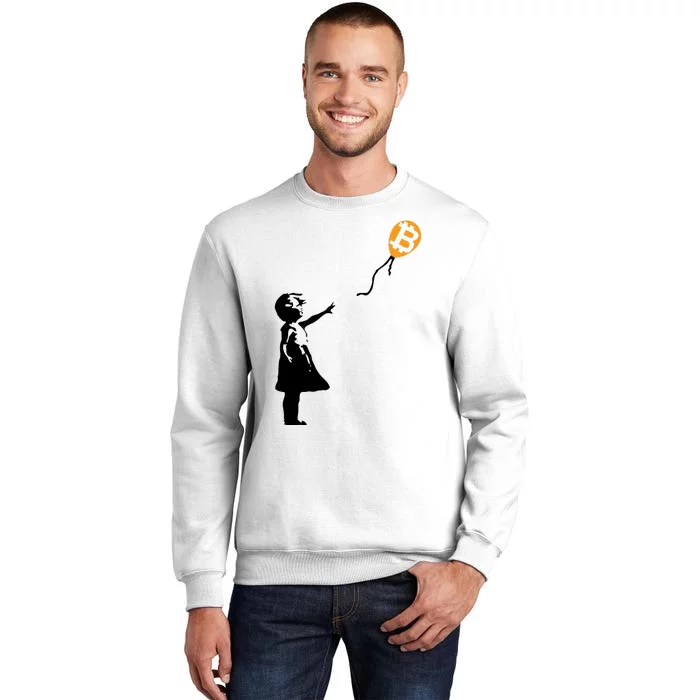 Bitcoin Balloon Cryptocurrency Sweatshirt