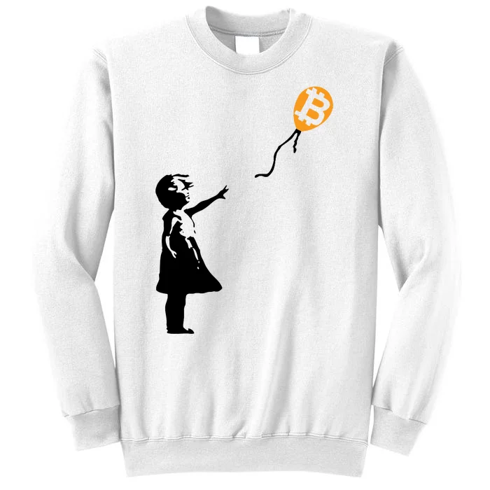 Bitcoin Balloon Cryptocurrency Sweatshirt