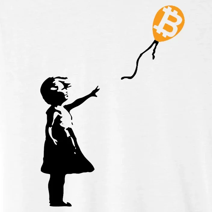 Bitcoin Balloon Cryptocurrency ChromaSoft Performance T-Shirt